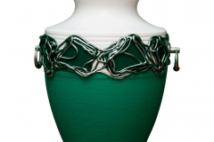 urna ceramiczna biało zielona ze zdobieniem_cfbb0b4d_1126_103947